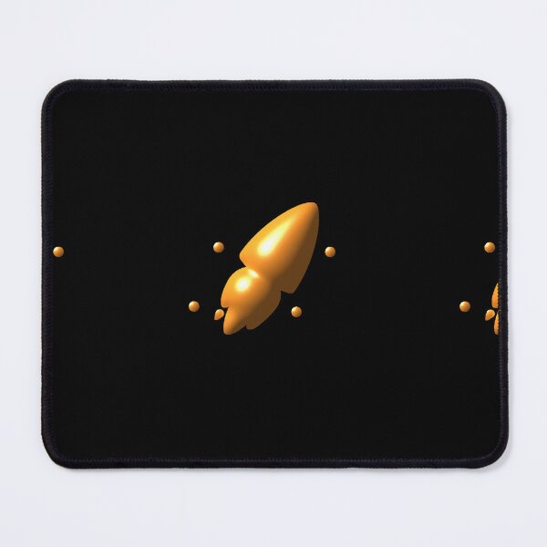 Item preview, 3D space rocket orange designed and sold by wibby-color.