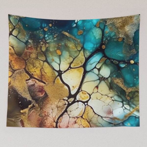 Item preview, Abstract Fluid Art #11 designed and sold by BellaMalluArt.