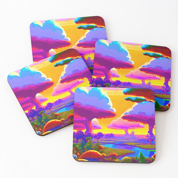 Item preview, Enchanted Forest Pop Art Landscape designed and sold by LaRoach Digital Arts.
