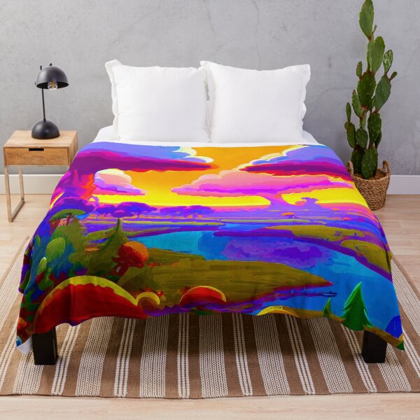 Item preview, Enchanted Forest Pop Art Landscape designed and sold by LaRoach Digital Arts.