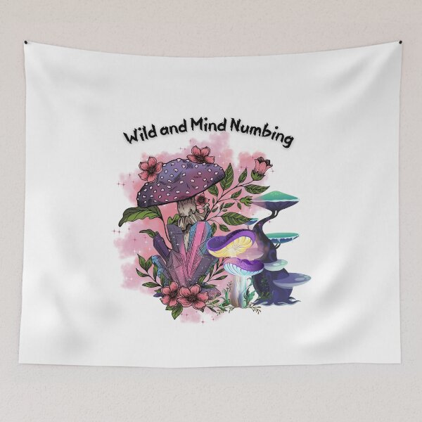 Item preview, Wild magical Mushroom Funny mushroom Design for mushroom and mind numbing lovers designed and sold by Nanba3.