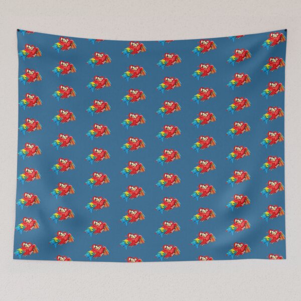 Item preview, Cream Crackered Parrot Fashion | Cartoon Rainbow Macaw  designed and sold by Snootrac.