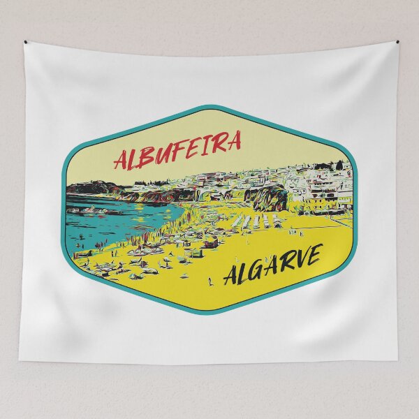 Item preview, Albufeira Beach in Algarve, Portugal | Stunning Coastal View designed and sold by Lemomo-artworks.