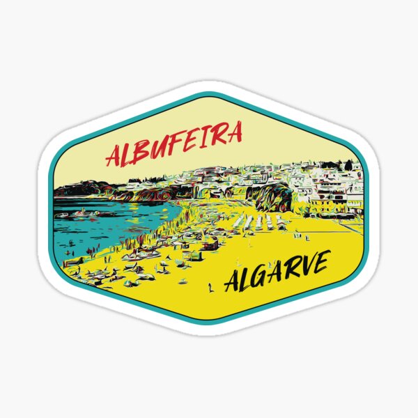 Artikel-Vorschau von Strand von Albufeira an der Algarve, Portugal | Atemberaubende Aussicht auf die Küste, designt und verkauft von Lemomo-artworks.