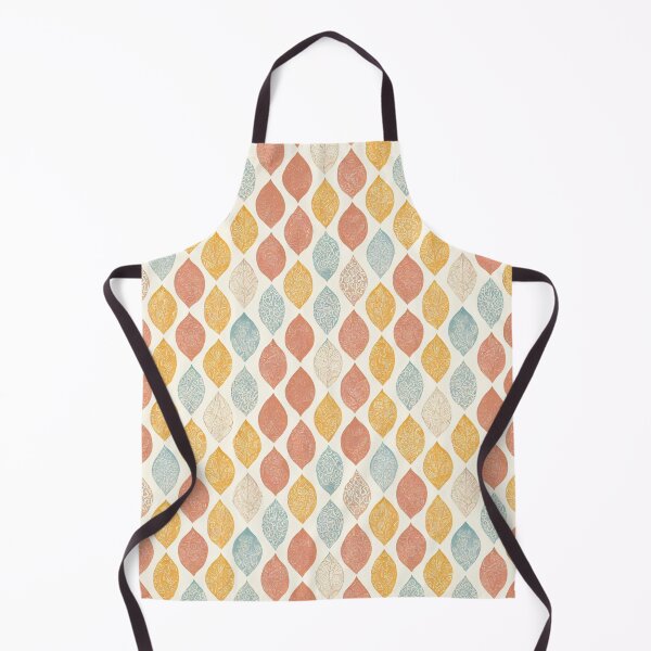 Item preview, Washed Out Colored Boho Leaves Pattern - Yellow, Red, Beige, Blue, Light Background designed and sold by kougan.