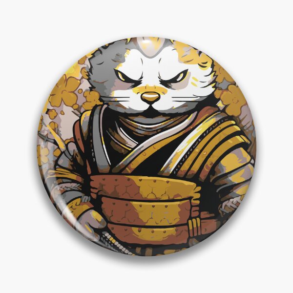 Item preview, Cat Samurai designed and sold by tatadonets.