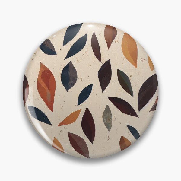 Item preview, Asymmetrical Boho Leaves Pattern - Dark Leaves on Beige Background designed and sold by kougan.