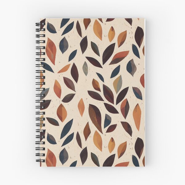 Item preview, Asymmetrical Boho Leaves Pattern - Dark Leaves on Beige Background designed and sold by kougan.