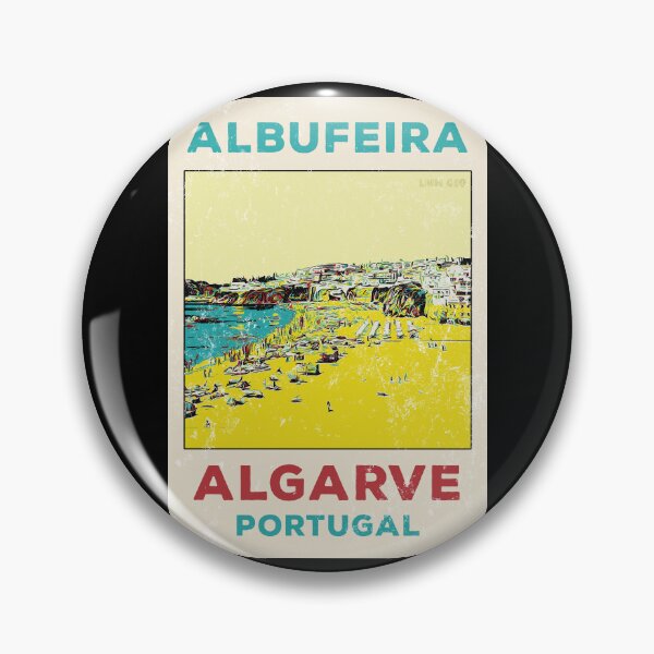 Item preview, Albufeira Beach in Algarve, Portugal | Poster type Stunning Coastal View designed and sold by Lemomo-artworks.
