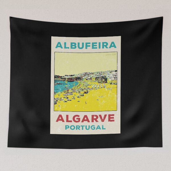 Item preview, Albufeira Beach in Algarve, Portugal | Poster type Stunning Coastal View designed and sold by Lemomo-artworks.