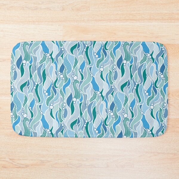 Item preview, wavy aquatic plants, ocean designed and sold by Katj-A-Studio.
