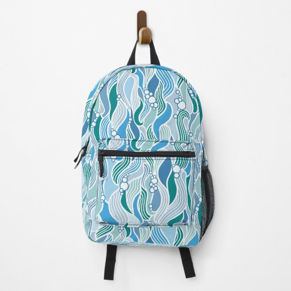Item preview, wavy aquatic plants, ocean designed and sold by Katj-A-Studio.