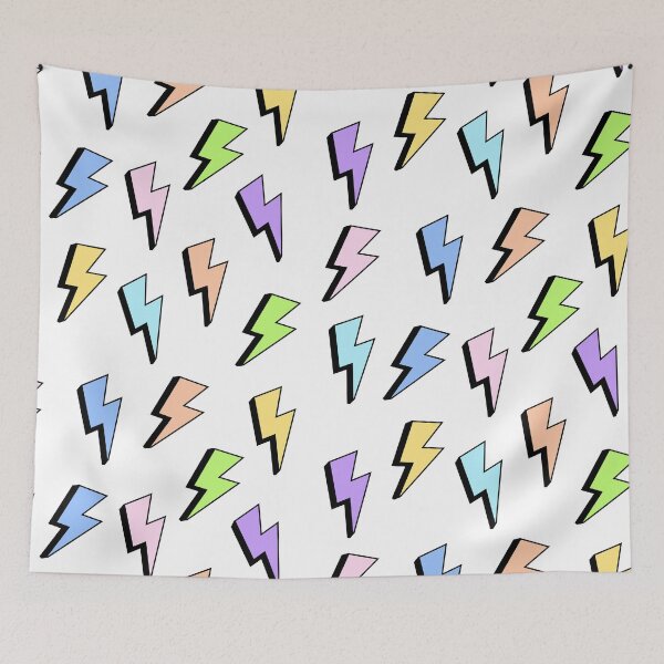 Item preview, Pastel Lightning Bolts designed and sold by playfruit.
