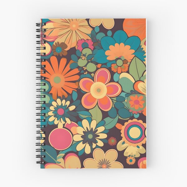 Item preview, Floral Retro 70's Pattern designed and sold by TheeDigitalDen.