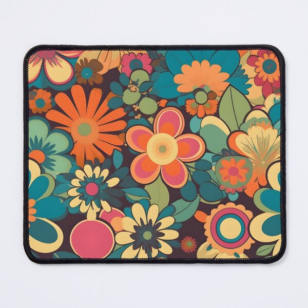 Item preview, Floral Retro 70's Pattern designed and sold by TheeDigitalDen.