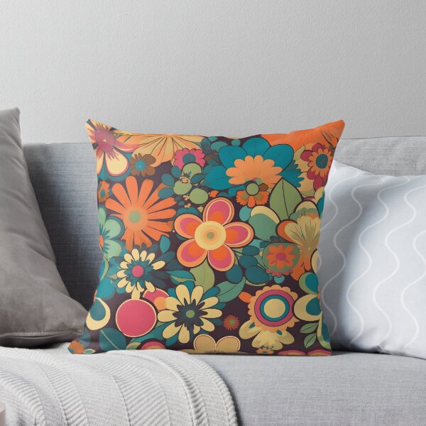 Item preview, Floral Retro 70's Pattern designed and sold by TheeDigitalDen.