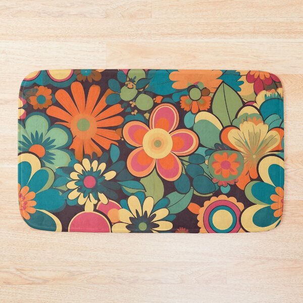 Item preview, Floral Retro 70's Pattern designed and sold by TheeDigitalDen.