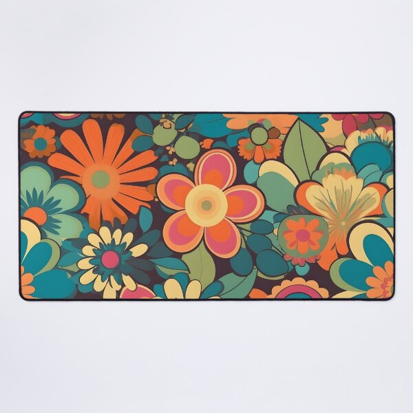 Item preview, Floral Retro 70's Pattern designed and sold by TheeDigitalDen.