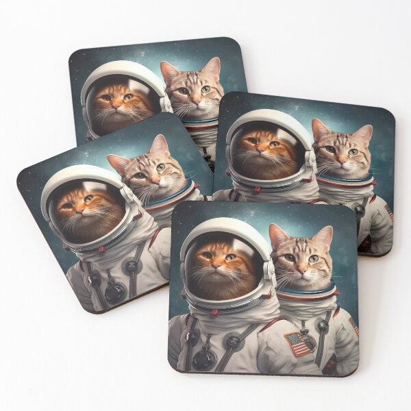 Item preview, Mysterious Cosmic Cats. designed and sold by Casanova Originals.