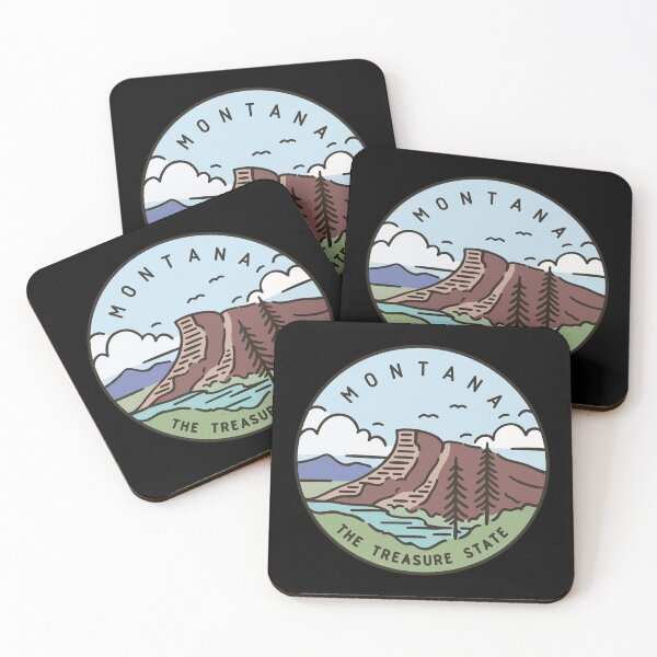 Item preview, Montana The Treasure State  designed and sold by VintageRealm.