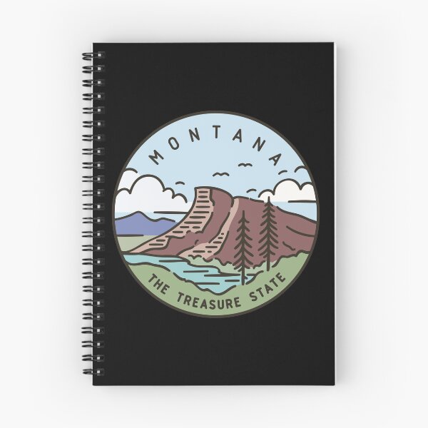 Item preview, Montana The Treasure State  designed and sold by VintageRealm.