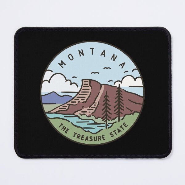 Item preview, Montana The Treasure State  designed and sold by VintageRealm.