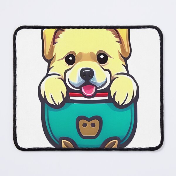 Item preview, Cute Puppy in Pocket Sticker designed and sold by MMediaDesigns.