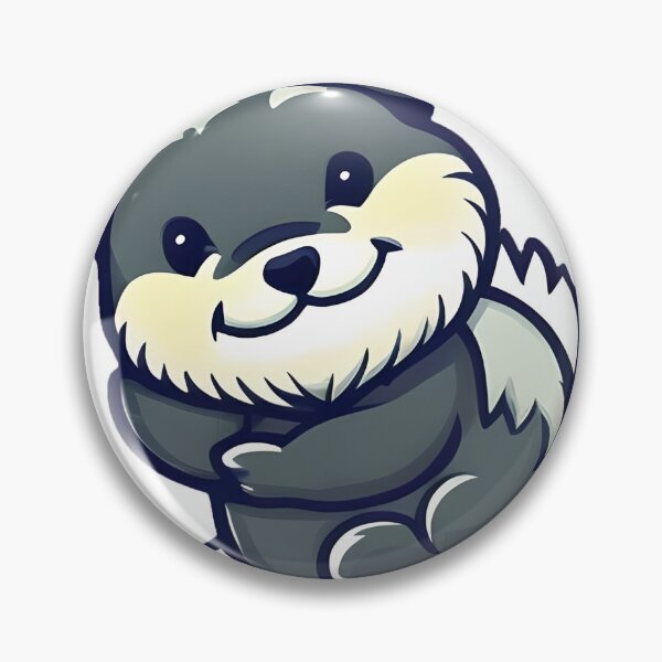 Item preview, Fuzzy Otter Sticker designed and sold by MMediaDesigns.