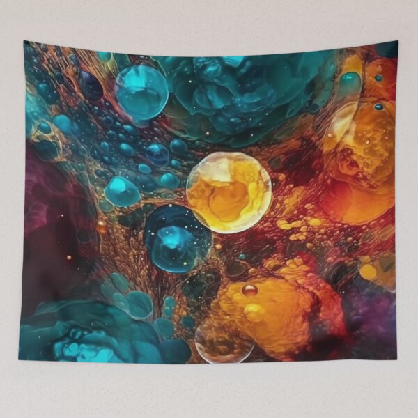 Item preview, Abstract Fluid Art #15 designed and sold by BellaMalluArt.