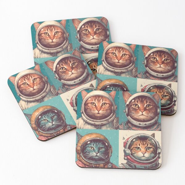 Item preview, Space Cats in Action. designed and sold by Casanova Originals.