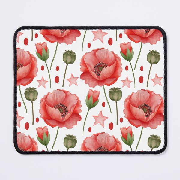 Item preview, Flowering poppies designed and sold by Graphikale.
