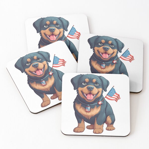 Item preview, Rudy the Patriotic Rottweiler! Great gift Idea! designed and sold by Alanna Rose Realm.