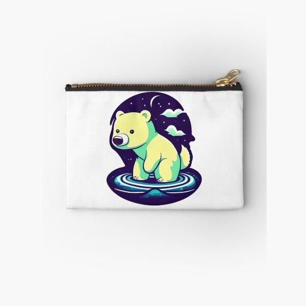 Item preview, Polar Bear Night Sky Sticker designed and sold by MMediaDesigns.
