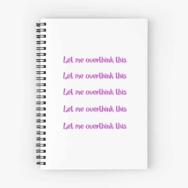 Item preview, Let me overthink this, girly, pink, hearts, stickerpack designed and sold by EmeraldeaArt.