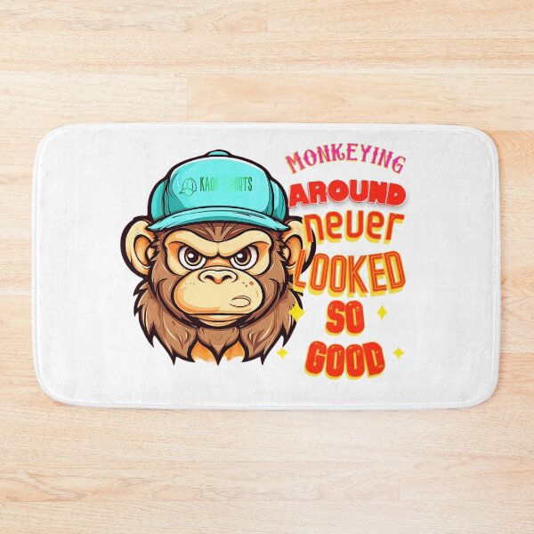 Item preview, Monkey in baseball hat designed and sold by KaoKtshirt.