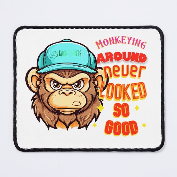 Item preview, Monkey in baseball hat designed and sold by KaoKtshirt.