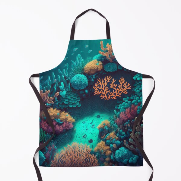 Item preview, colourful Coral reef undersea Landscape designed and sold by zoldi.