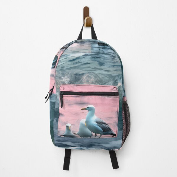 Item preview, SEAGULLS GATHER NEAR designed and sold by ArtbyRolleen.