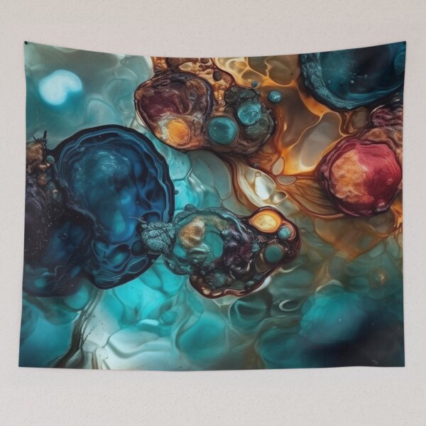 Item preview, Abstract Fluid Art #17 designed and sold by BellaMalluArt.