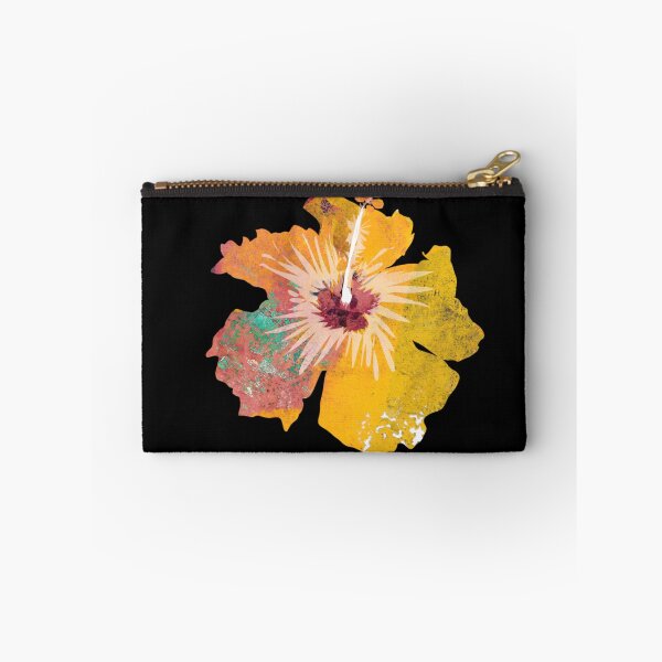 Item preview, Orangey Yellow Artistic textured Hibiscus Flower  designed and sold by ginaisarty.