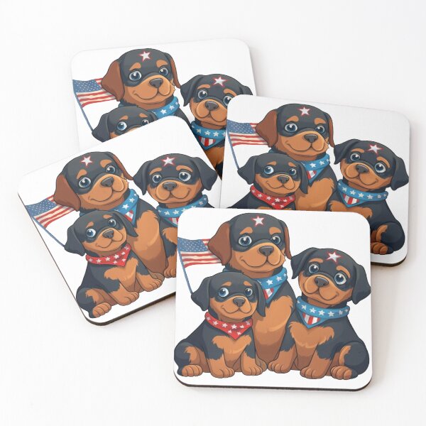 Item preview, Meet The Patriotic Rottie Family! Great gift Rottweiler lovers designed and sold by Alanna Rose Realm.