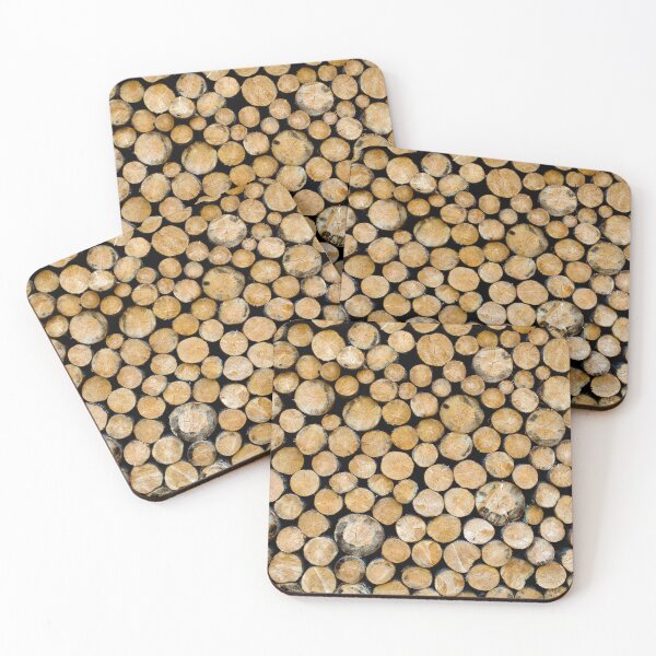 Item preview, cut stacked firewood logs  designed and sold by Kevin Miller Photography.
