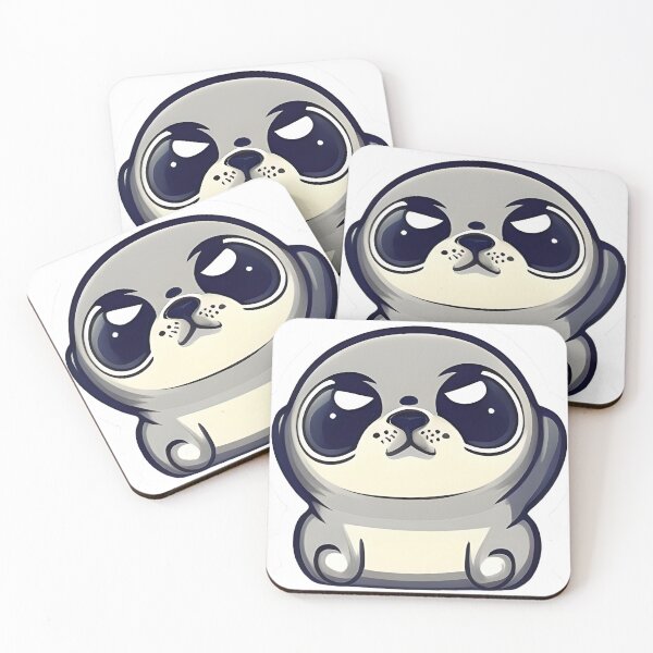 Item preview, Cute Annoyed Seal Sticker designed and sold by MMediaDesigns.
