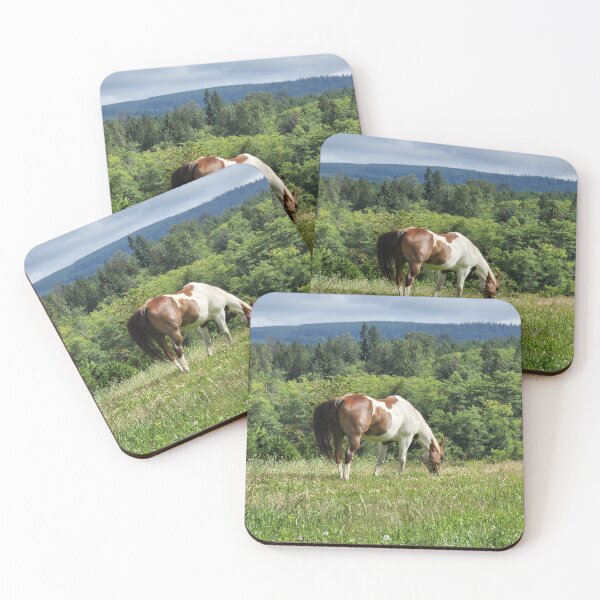 Item preview, Hank con vistas a la montaña designed and sold by Hooves & Heroes Non-Profit.