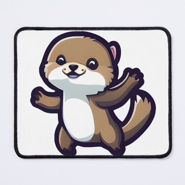 Item preview, Dancing Otter Sticker designed and sold by MMediaDesigns.