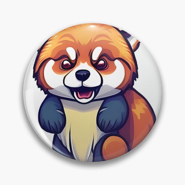 Item preview, Fierce Red Panda Sticker designed and sold by MMediaDesigns.