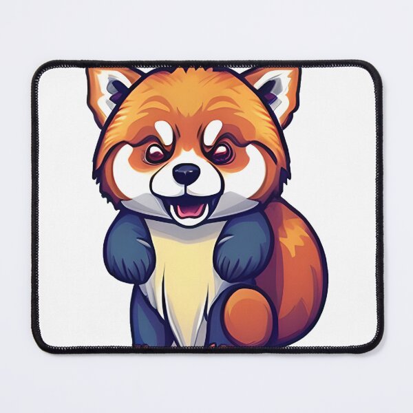 Item preview, Fierce Red Panda Sticker designed and sold by MMediaDesigns.