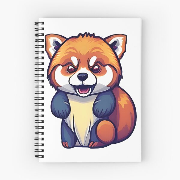 Item preview, Fierce Red Panda Sticker designed and sold by MMediaDesigns.