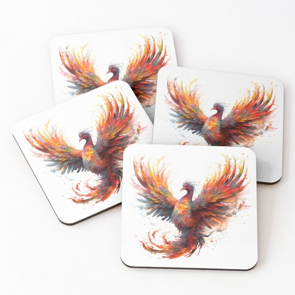 Item preview, Majestic Fire Phoenix designed and sold by Artemis Prints.
