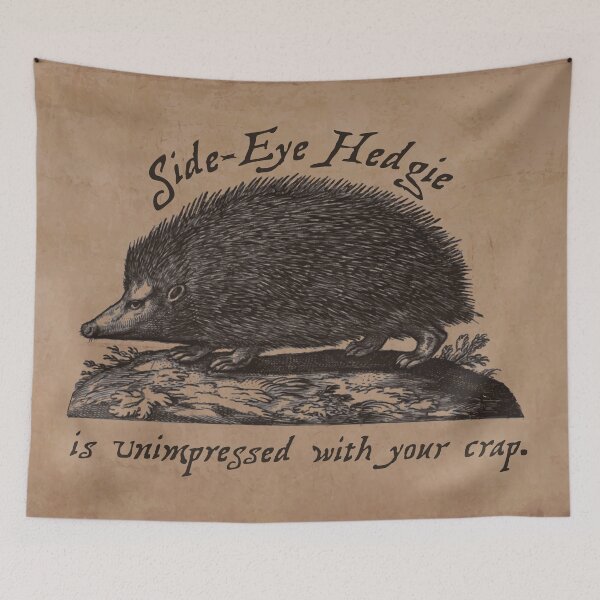 Item preview, Side-Eye Hedgie Medieval Hedgehog designed and sold by GatorDesign.